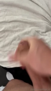 Huge nut at the end of this wank in my white nike socks this felt so