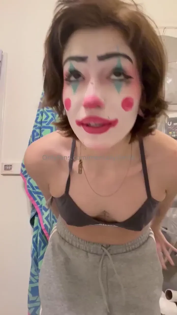 Clown showing you all her little holes 