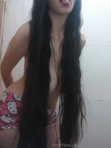 You can imagine what is under the hair