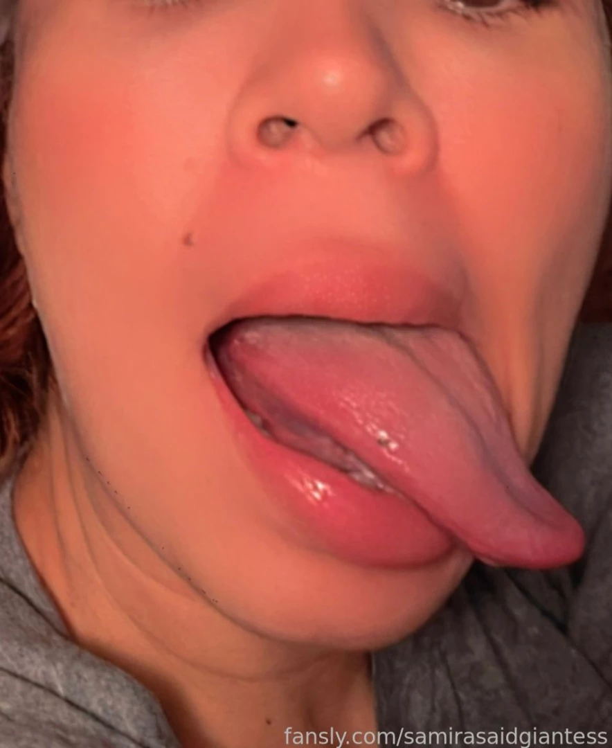 My tongue tongue uvula longtongue uvulatouching vore fetish mouth part 1 
