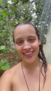 Where i shower in the jungle this is beautiful part 1