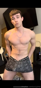 Thick cock print stretching these soft shorts bet you wanna taste it