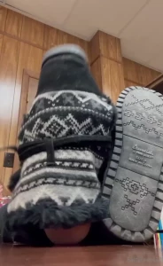 Sweaty winter boots had me sniffing them like crazy