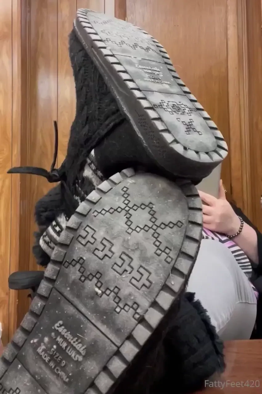 Boots and nylon socks during my lunch time don t tell 