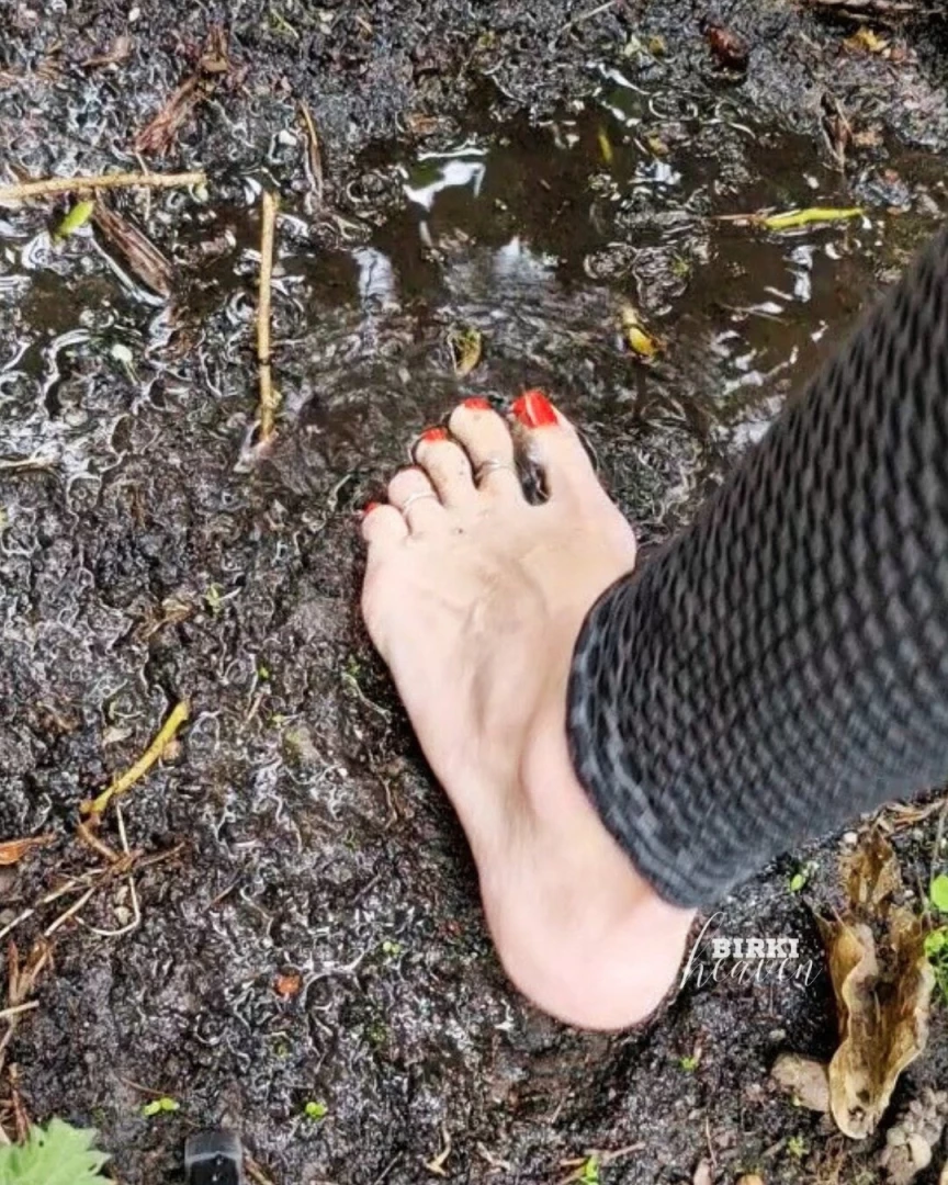 I call it grounding or mud cure for the feet it was actually a part 2 