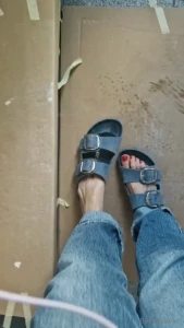 First take off the nylon socks it gets warmer at home is currently a