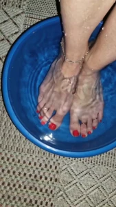 Magnesium foot bath 1x a week on the best evening i try to maintain part 1