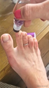 Nail care best with homemade roll-on with selected essential oils so