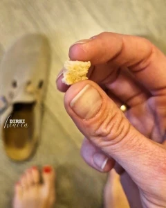 A little crumb in my bostons he was still fluffy later you can see how