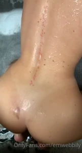 Wet nude and bruised