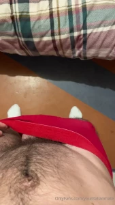 In the second video you can see my precum covered underwear