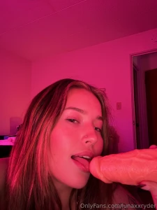 Maybe i should lick more than just the tip