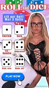 Nbsp roll the dice try your luck with the dice babyy you want that part 1