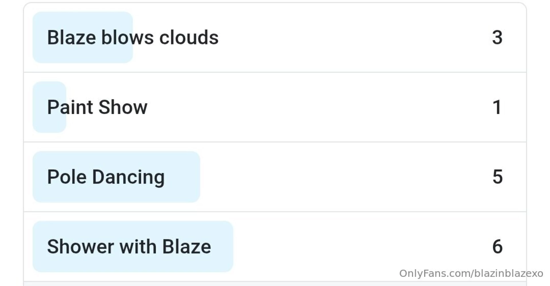 Shower with blazee coming out head over to vip amp see it for freee 