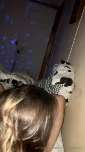 Daddy enjoys getting head