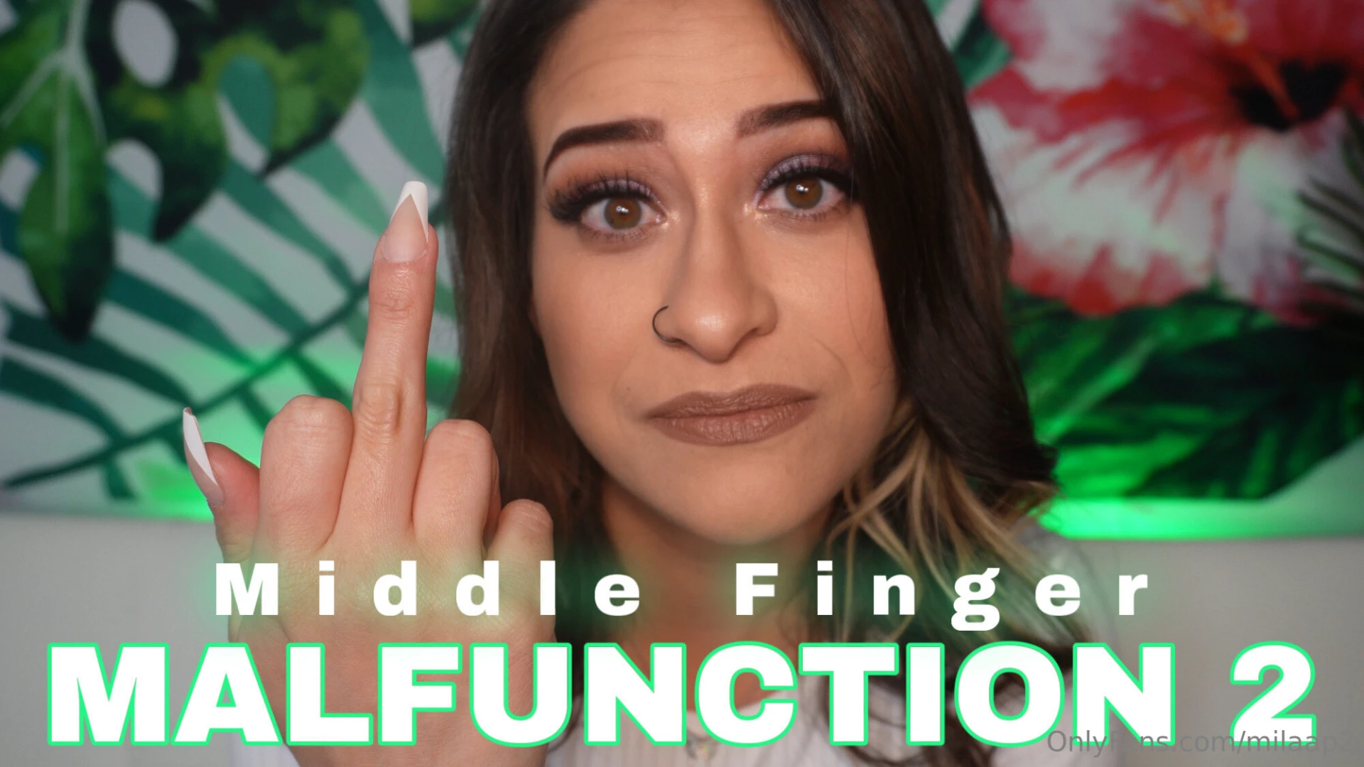 Middle finger malfunction 2 - stroking to my middle fingers has kinda 