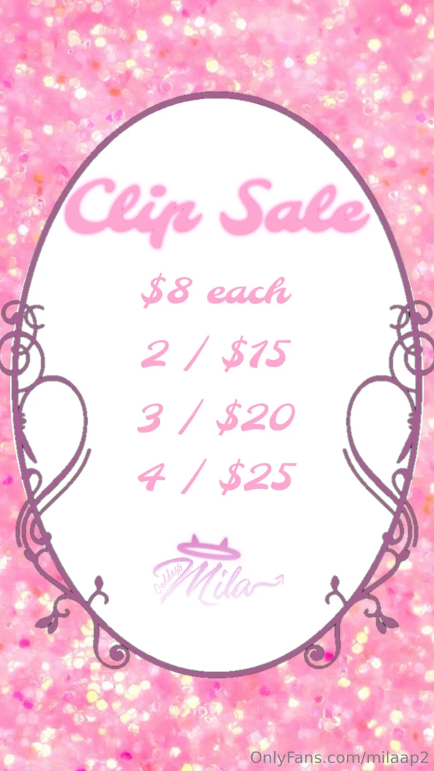 milaap2 - Clip sale another premade clip sale just dm me with the clip titles part 1 