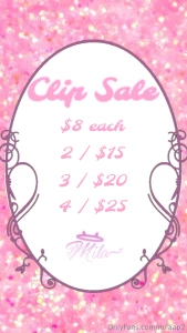 Clip sale another premade clip sale just dm me with the clip titles part 1