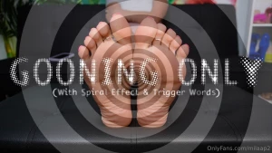 Gooning only with spiral amp trigger words - gooning has become more