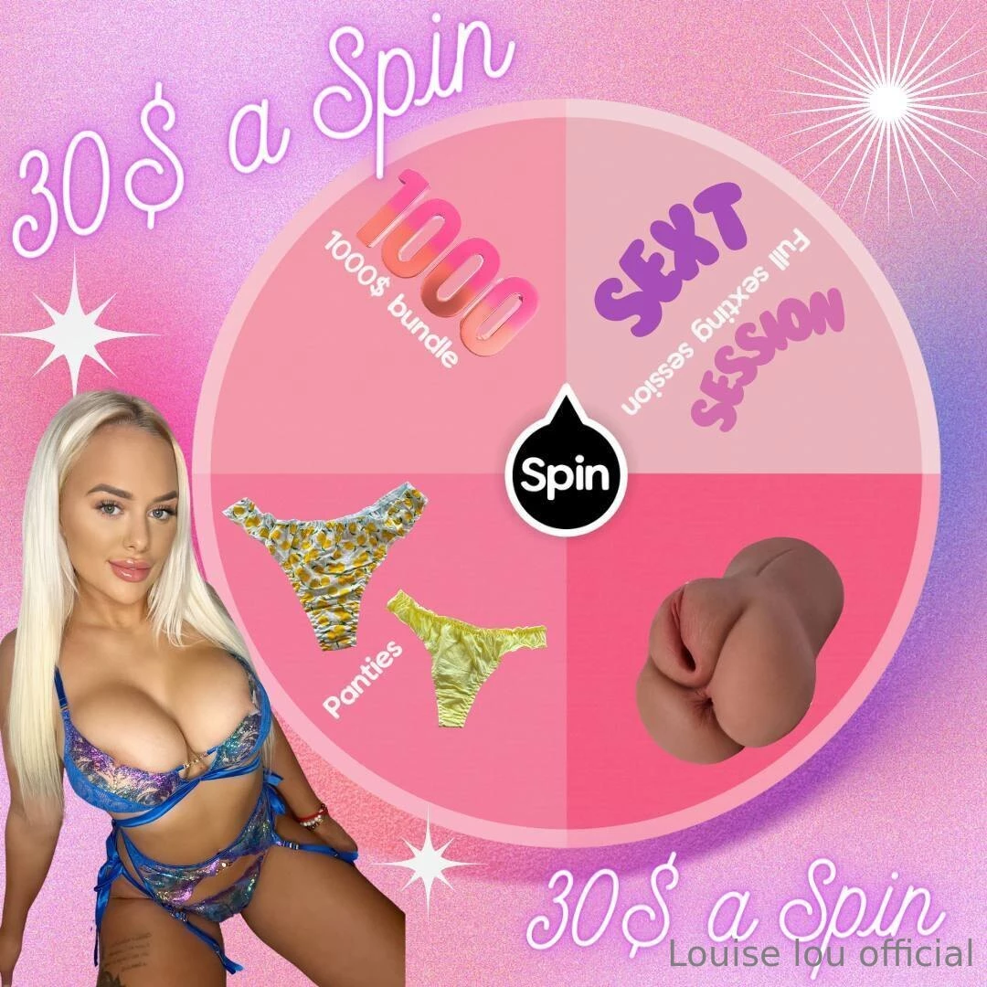 Lous spicy wheel pussy clone sexting 1000 bundle or panties if you 