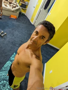 Working out at home today