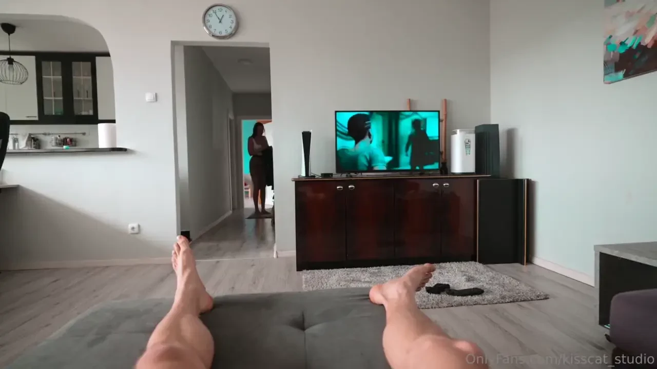 I came in tired from work and my stepson was spreading his socks as 