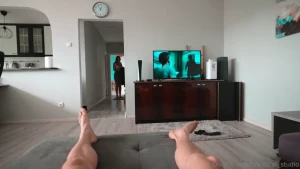 I came in tired from work and my stepson was spreading his socks as