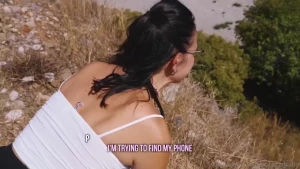 I dropped my phone off a cliff but a stranger decided to help i was so