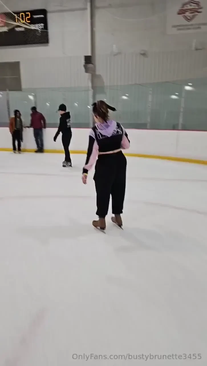 Tried ice skating again today progress i didn t fall 