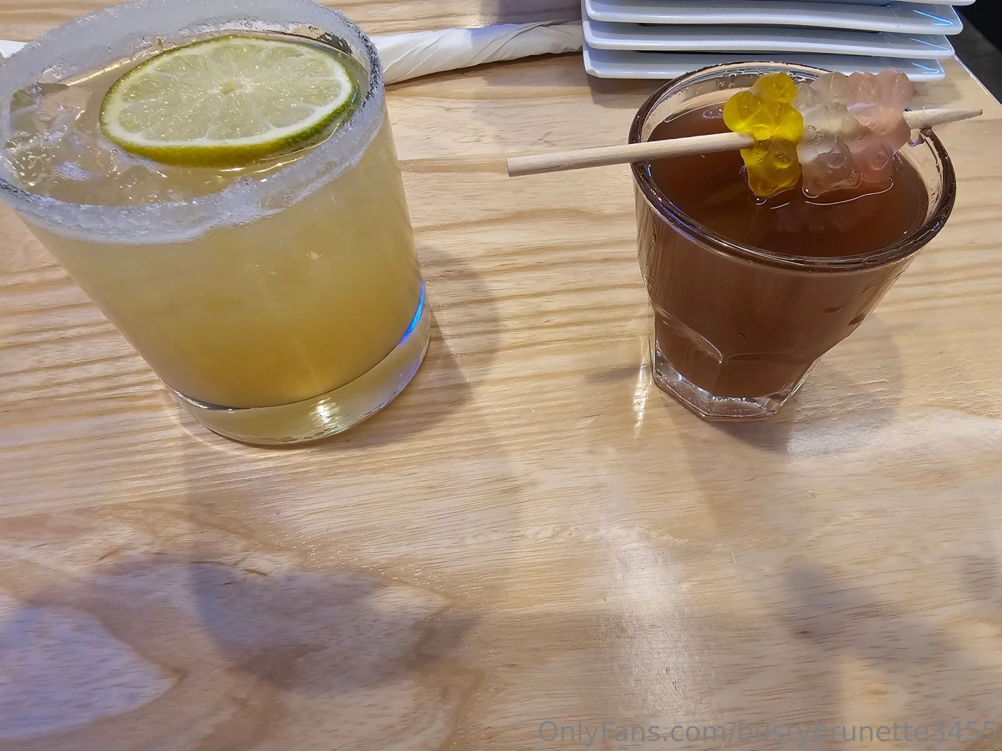Gummy bear shot and spicy margarita for lunch part 1 