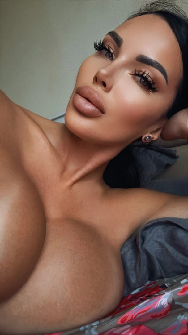 Here i am naked in my bed what would you do with me now 