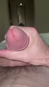 Having a quick wank cum saved for later part 1