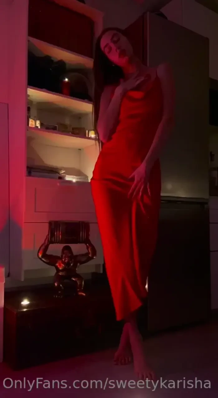 This red dress exudes passion but there will be a time when i take it 