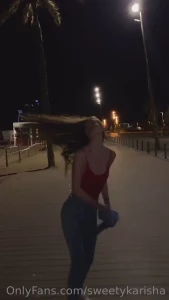 I love evening walks along the promenade