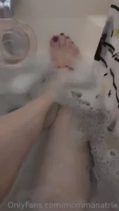 Soapy toes