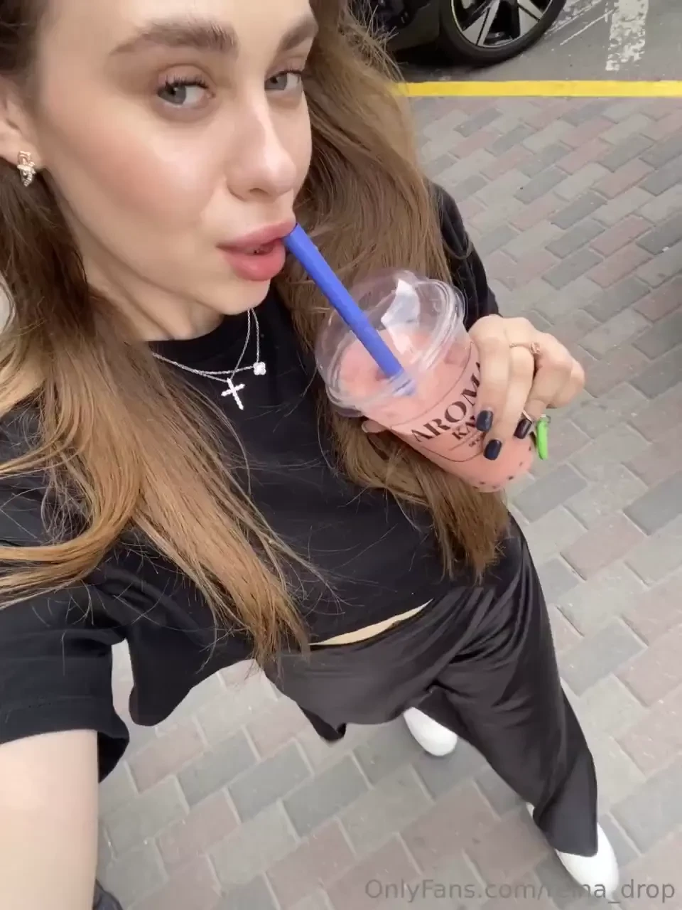 A summer day smoothie in hand and savoring the moment life is 