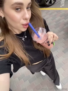 A summer day smoothie in hand and savoring the moment life is