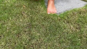 Another pov walking video for you my toes sinking in the grass the