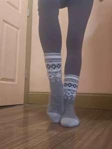 It s freezing out gotta make sure you got on your warm socks