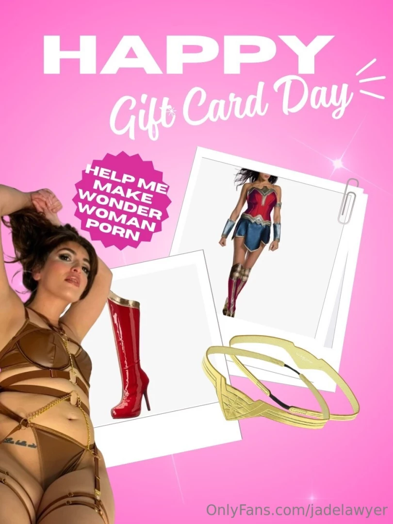 It s national use a gift card day double content for you daddy if you 