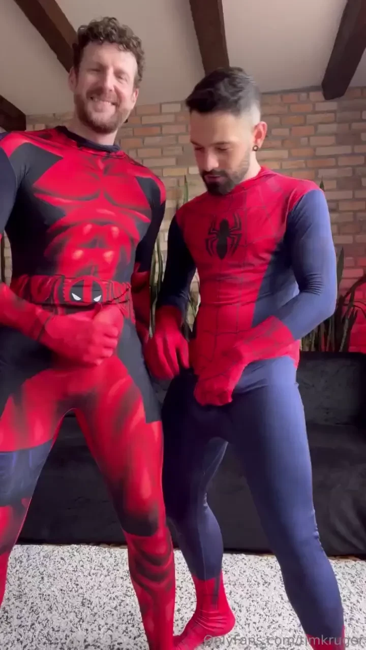 Even superheroes need to have some hot fun sometime happy halloween 