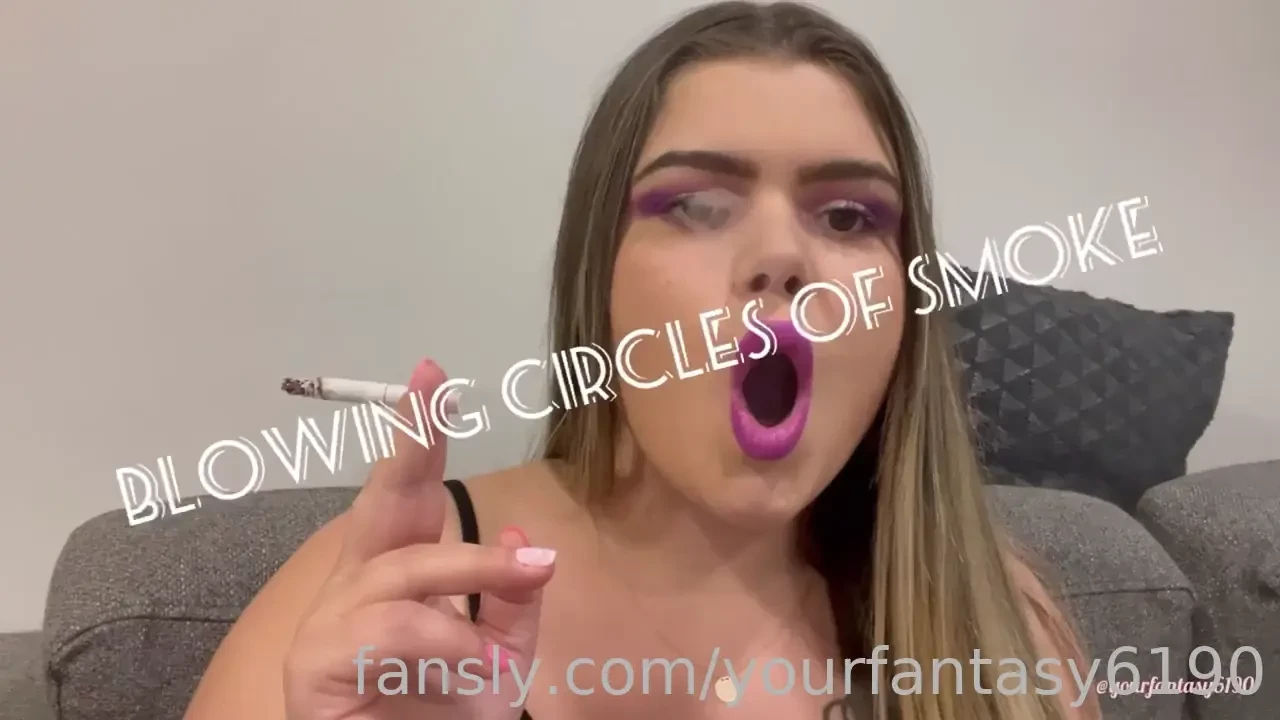 I wear make-up and purple lipstick i smoke 2 cigarettes taking big 