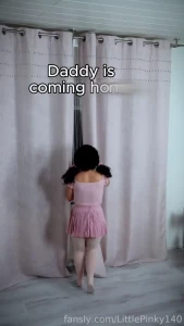 Daddy s finally coming home fyp squeaky excited girly young small