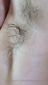 U can see the sweat drops glisten in the light