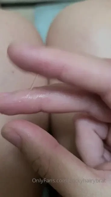 Very fertile stretchy pussy juice 