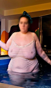 I spent a lot of time playing in this pool bbw bigtits bigbelly chubby