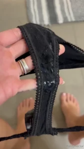 Want to see how my panties got soaked with cum