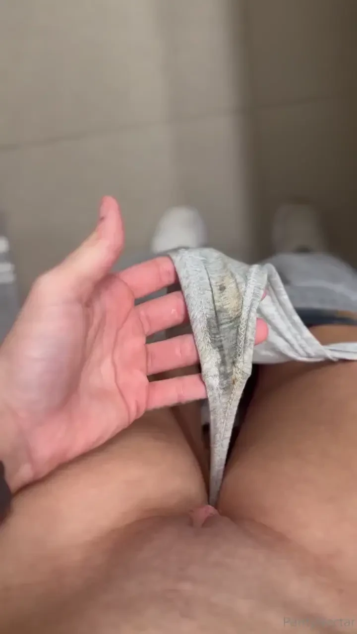 My panties got a little dirty during my workout 