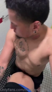 Lockerrooms at the g y m showers followed me into the sauna turns out
