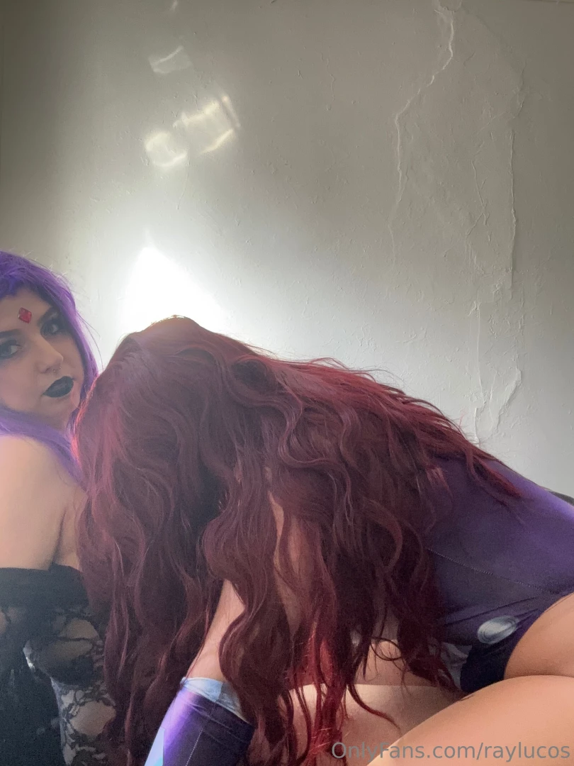 Your fave childhood crushes come see starfire and raven in action part 23 